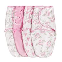 Cobertor Swaddle Soarwg para Bebês (0-3 Meses) - Pacote com 4 Cobertor Swaddle Soarwg para Bebês (0-3 Meses) - Pacote com 4