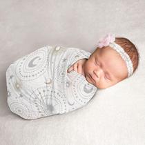 Cobertor Swaddle Sweet Jojo Designs Star and Moon Baby Girl Cobertor Swaddle Sweet Jojo Designs Star and Moon Baby Girl