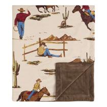 Cobertor Sweet Jojo Designs Cowboy Wild West para menino