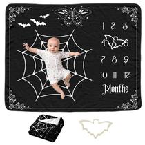 Cobertor Sweety Baby Gothic Monthly 102x127cm de flanela macia Cobertor Sweety Baby Gothic Monthly 102x127cm de flanela macia