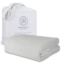 Cobertor Threadmill Luxury Cotton King Size cinza claro Cobertor Threadmill Luxury Cotton King Size cinza claro