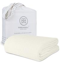 Cobertor Threadmill Luxury Cotton King Size Herringbone Tusk Cobertor Threadmill Luxury Cotton King Size Herringbone Tusk