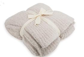 Cobertor Throw Barefoot Dreams CozyChic Ribbed Ammond Brown Cobertor Throw Barefoot Dreams CozyChic Ribbed Ammond Brown
