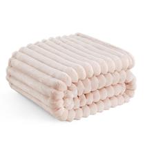 Cobertor Throw Bedsure Crystal Pink GentleSoft - 130 x 180 cm