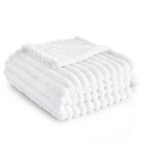 Cobertor Throw Bedsure GentleSoft Cozy Branco - 130 x 150 cm Cobertor Throw Bedsure GentleSoft Cozy Branco - 130 x 150 cm