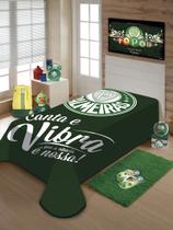 Cobertor Time Anti Alergico 150x220 Original Raschel Jolitex Estampa:Palmeiras