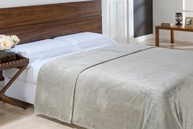 Cobertor Toque de Seda 240x260 Prata Niazitex Cobertor Toque de Seda 240x260 Prata Niazitex