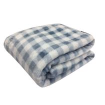 Cobertor toque de seda xadrez 1,80 x 2,20