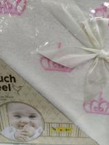 Cobertor Touch N Feel Relevo 90cm x 1,10m rosa - Colibr - colibri