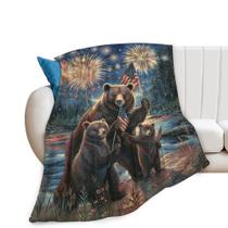 Cobertor Tourrest American Bear Flag Fleece 125x100cm