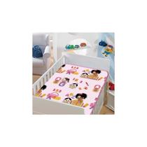 Cobertor turma da mônica infantil 90x110 cm rosa jolitex abc Cobertor turma da mônica infantil 90x110 cm rosa jolitex abc