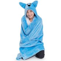 Cobertor tv infantil cachorrinho azul - Loani