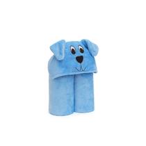 Cobertor Tv Infantil Soft Com Toca E Capuz 102x127cm Azul