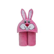 Cobertor Tv Infantil Soft Com Toca E Capuz 102x127cm Rosa