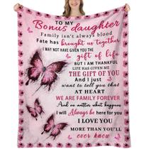 Cobertor UHANKRU Butterfly Bonus Daughter 150x125cm de flanela