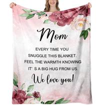 Cobertor UHANKRU Mom Gift Floral Leve 150x125 cm Cobertor UHANKRU Mom Gift Floral Leve 150x125 cm