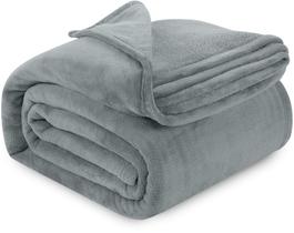 Cobertor Utopia Bedding Flannel Fleece Cool Grey Queen Size Cobertor Utopia Bedding Flannel Fleece Cool Grey Queen Size