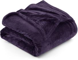 Cobertor Utopia Bedding Fleece Queen Size Purple 300GSM