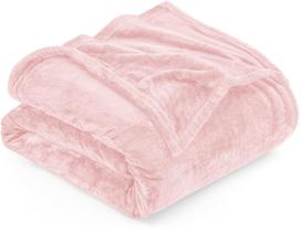 Cobertor Utopia Bedding Fleece Queen Size rosa 300GSM de microfibra