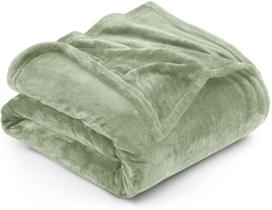 Cobertor Utopia Bedding Fleece Queen Size Verde Sálvia 300GSM