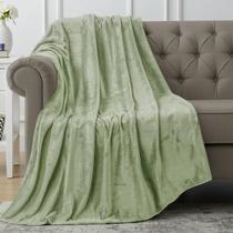 Cobertor Utopia Bedding Fleece Throw Size Sage Green 300GSM Cobertor Utopia Bedding Fleece Throw Size Sage Green 300GSM