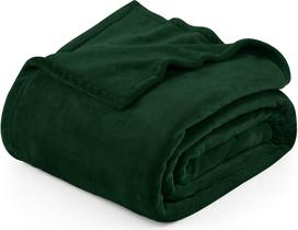 Cobertor Utopia Bedding Forest Green Fleece tamanho completo 230x210cm Cobertor Utopia Bedding Forest Green Fleece tamanho completo 230x210cm