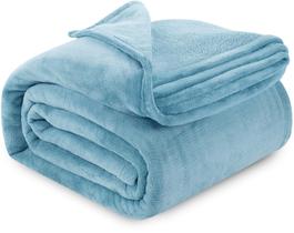 Cobertor Utopia Bedding Lavado em Lã Azul King Size 230x260cm Cobertor Utopia Bedding Lavado em Lã Azul King Size 230x260cm