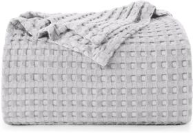 Cobertor Utopia Bedding Silver 100% algodão Waffle 300 GSM