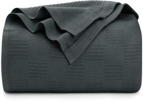 Cobertor Utopia Bedding Smoke Grey 100% algodão queen size Cobertor Utopia Bedding Smoke Grey 100% algodão queen size