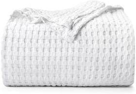 Cobertor Utopia Bedding Waffle 100% algodão 300 g/m2 totalmente branco Cobertor Utopia Bedding Waffle 100% algodão 300 g/m2 totalmente branco