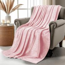 Cobertor Utopia, roupa de cama, flanela, lã, rosa, tamanho da manta 150x125cm