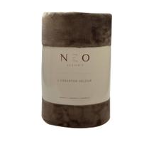 Cobertor Velour 300g M2 Solteiro 150x220 Micro Camesa Marrom