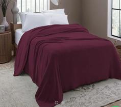 Cobertor Velour King Size 2,60m x 2,40m Berinjela