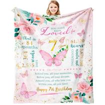 Cobertor Vervehub Presente de aniversário para menina de 7 anos 127x152cm