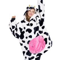 Cobertor vestível com capuz Giggling Getup Sherpa Cozy Cow
