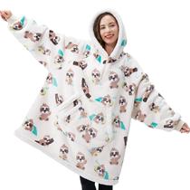 Cobertor vestível com capuz Giggling Getup Sherpa Fleece Cozy