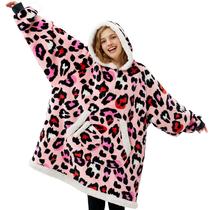 Cobertor vestível com capuz Giggling Getup Sherpa Fleece Pink
