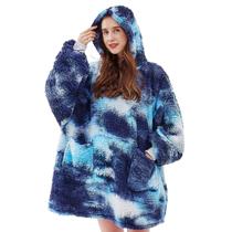 Cobertor vestível com capuz Greenoak Oversize Sherpa para adulto Cobertor vestível com capuz Greenoak Oversize Sherpa para adulto