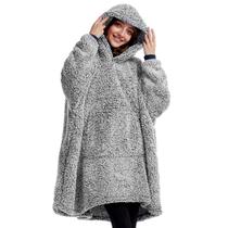 Cobertor vestível com capuz HORIMOTE HOME Cozy Sherpa para adultos