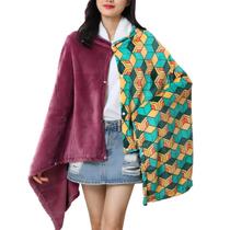 Cobertor vestível com capuz Juejuezi Tanjirou Cosplay Cloak Red