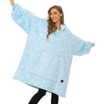 Cobertor vestível com capuz THREE POODLE Glow in The Dark