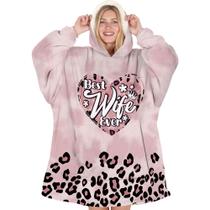 Cobertor vestível com capuz Warmstorey Leopard Best Wife Gifts Cobertor vestível com capuz Warmstorey Leopard Best Wife Gifts