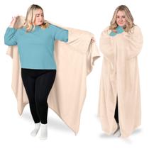 Cobertor vestível Moon Sonder Adult com mangas para mulheres/homens Cobertor vestível Moon Sonder Adult com mangas para mulheres/homens