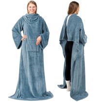 Cobertor vestível PAVILIA Oversized 178x127 cm com mangas Cobertor vestível PAVILIA Oversized 178x127 cm com mangas