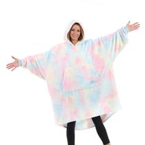 Cobertor vestível THE COMFY Dream Cotton Candy Tie Dye Cobertor vestível THE COMFY Dream Cotton Candy Tie Dye
