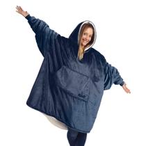 Cobertor vestível THE COMFY Original Sherpa Lined Microfiber Cobertor vestível THE COMFY Original Sherpa Lined Microfiber