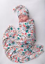 Cobertor Vollmic Newborn Swaddle Set 80x80cm de Natal Cobertor Vollmic Newborn Swaddle Set 80x80cm de Natal