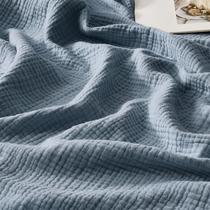 Cobertor WDCOZY King Size Muselina de Algodão 4 Camadas 274x229 cm