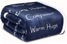 Cobertor WOLF CREEK Compassion Strength Courage Super Soft Cobertor WOLF CREEK Compassion Strength Courage Super Soft