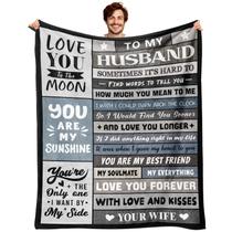 Cobertor YPURTSD Presente Romântico para Marido 127x152 cm Cobertor YPURTSD Presente Romântico para Marido 127x152 cm